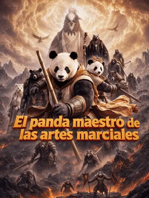 El panda maestro de las artes marciales