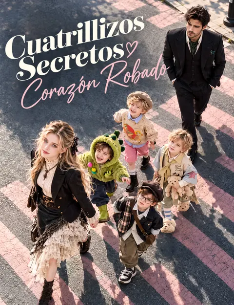 Cuatrillizos secretos, corazón robado