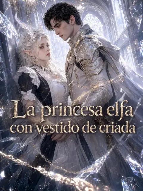 La princesa elfa con vestido de criada​