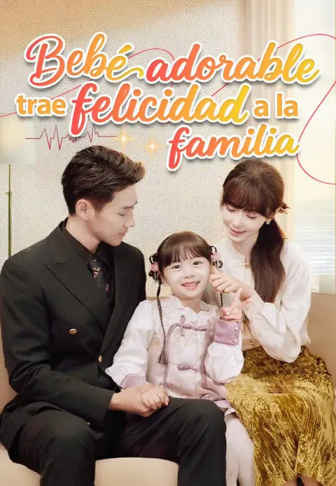 Bebé adorable trae felicidad a la familia