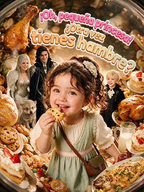 ¡Oh, pequeña princesa! ¿Otra vez tienes hambre?
