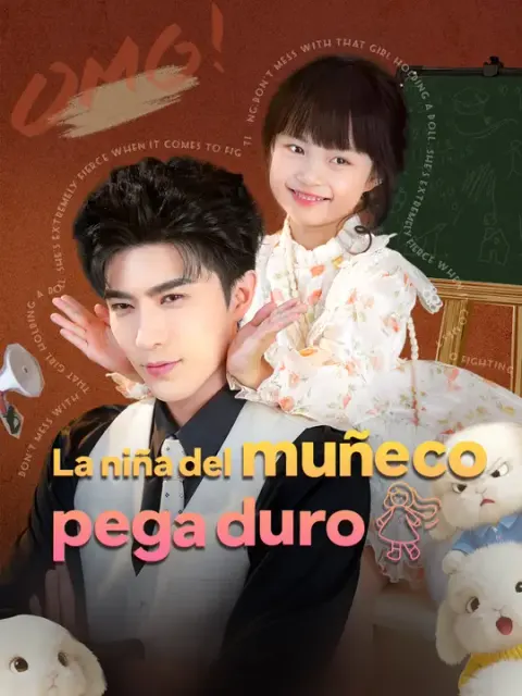 La niña del muñeco pega duro