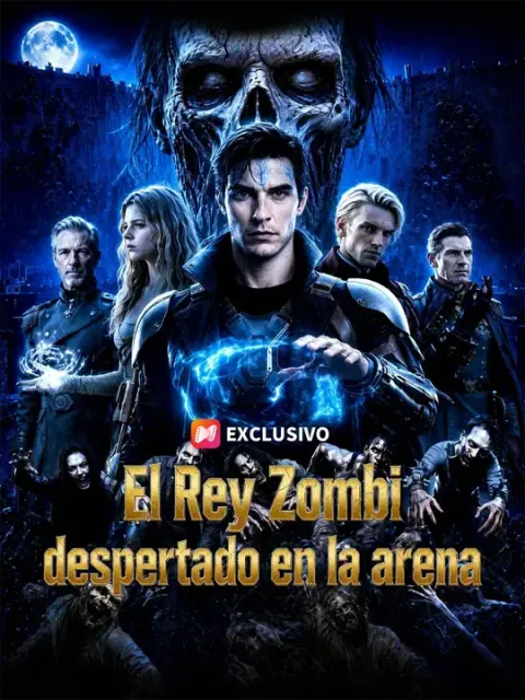 El Rey Zombi despertado en la arena